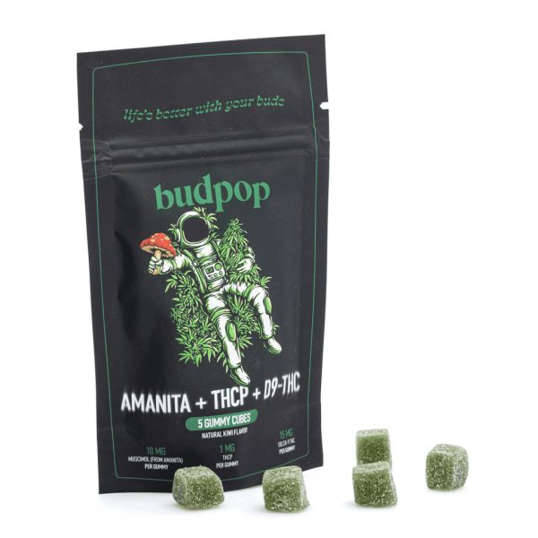 Budpop-Amanita-Muscaria-Mushroom-THCp-Delta-9-Gummies-5-ct